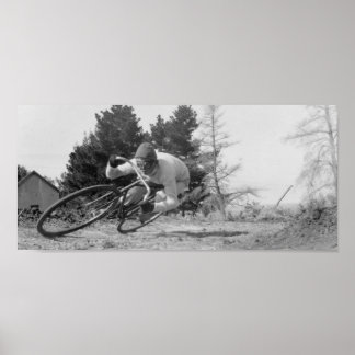 Pôster bicicleta veloz.
