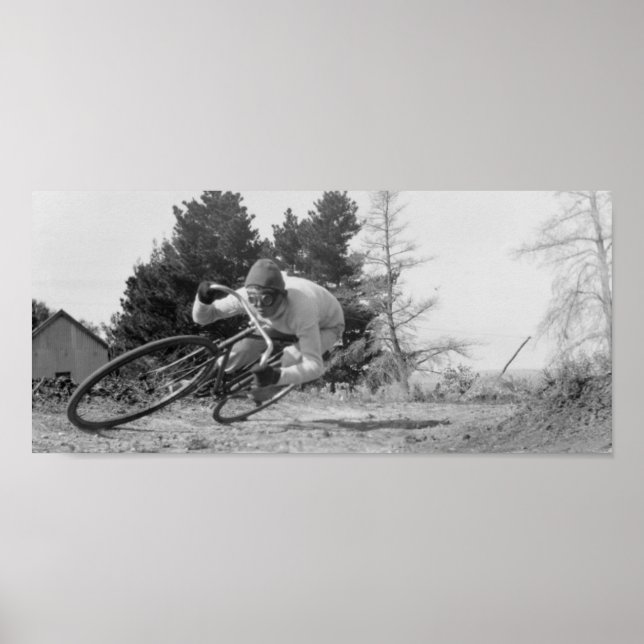 Pôster bicicleta veloz. (Frente)