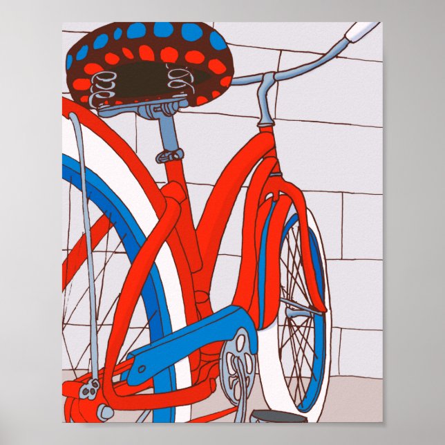 Poster Bicicleta Vintage (Frente)