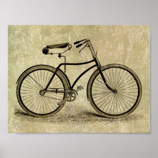 Poster Bicicleta Vintage (Frente)