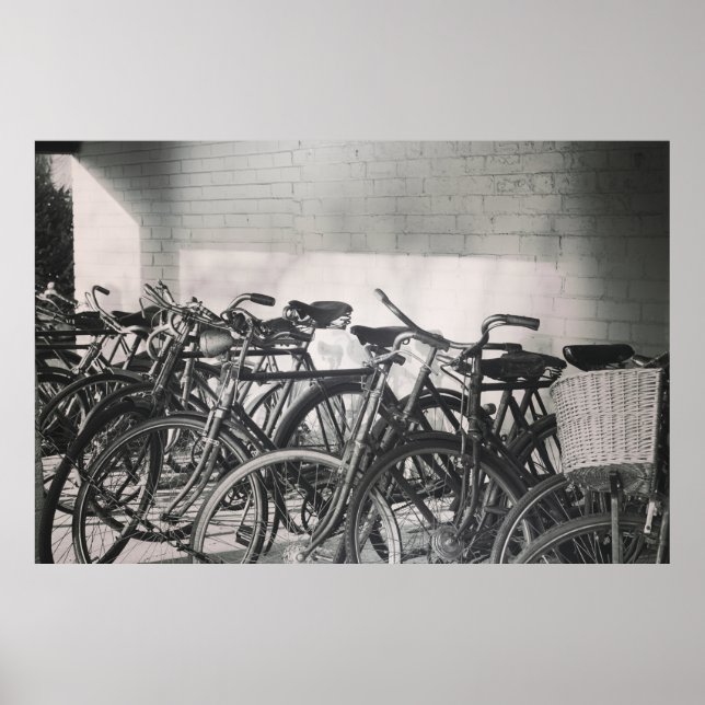Poster Bicicletas Antigas (Frente)