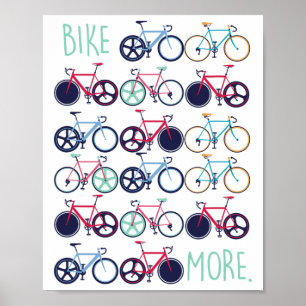 Poster Bicicletas Bicicleta Mais Ciclismo Ciclista Mtb Gi