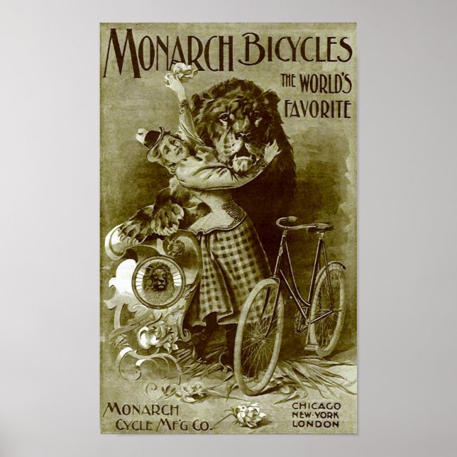 Poster Bicicletas Monarca (Frente)