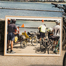 Bicicletas reclinadas e Ciclistas na Orla
