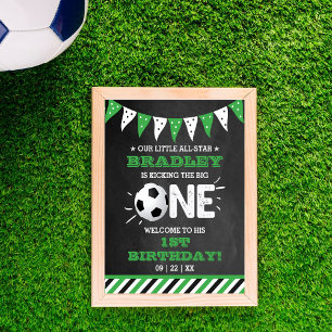 Poster Bicking O Grande primeiro aniversario de futebol