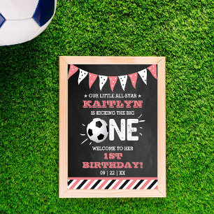 Poster Bicking O Grande primeiro aniversario de futebol