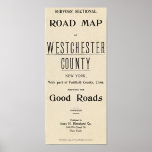 Poster Bicycle Roads in New York and Conneticut 13