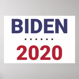 Poster Biden 2020 (Eleição Presidencial Dos EUA)