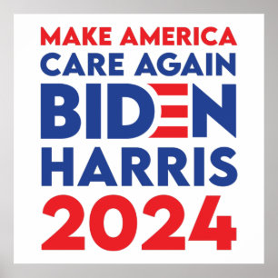 Poster Biden / Harris - 2024 - Torne a América mais aten