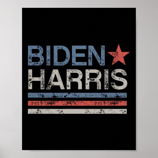 Poster Biden Harris Retro Vintage Design Biden Harris (Frente)