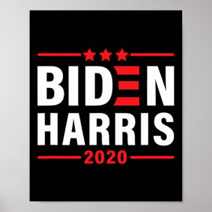 Poster Biden Kamala Harris 2020 Eleição Democrata Liberal