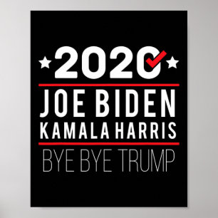Poster Biden Kamala Harris 2020 Eleição Liberal Democrata