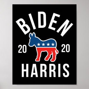 Poster Biden Kamala Harris 2020 Vintage Style 1