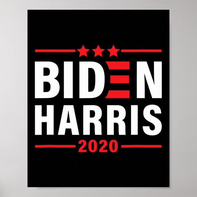 Poster Biden Kamala Harris Eleição 2020 Democrata Liberal (Frente)