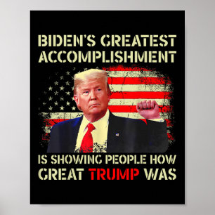 Poster Bidens Engraçados A Maior Realização Está Mostrand