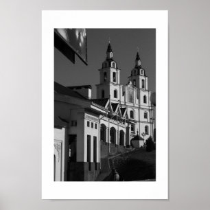 Poster Bielorrússia Б е л р у а с ь М і н Minsk с к М и н