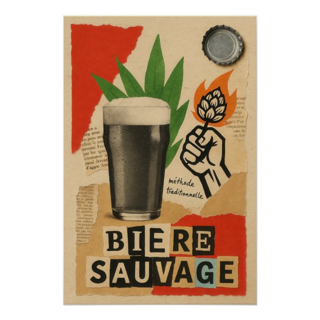 Pôster Bière Sauvage - Poster (Frente)