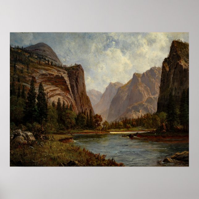 Poster Bierstadt Gates of Yosemite Painting (Frente)
