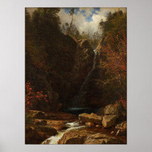 Poster Bierstadt - Glen Ellis Falls
