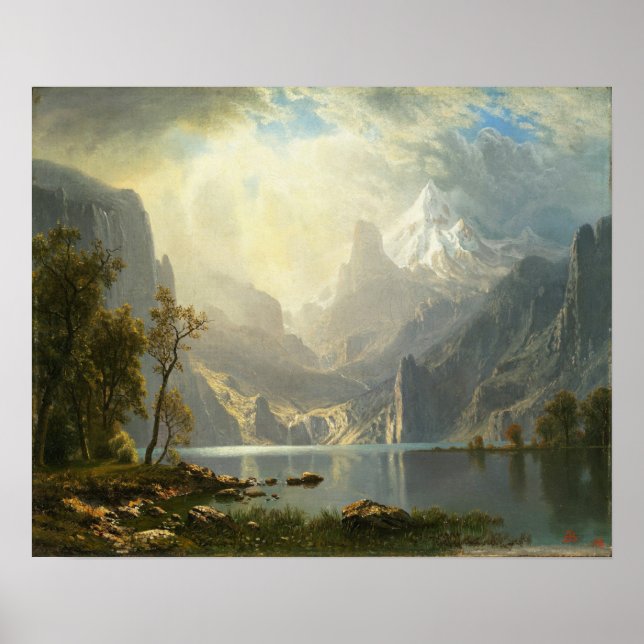 Poster Bierstadt - Lago Tahoe 1868 (Frente)