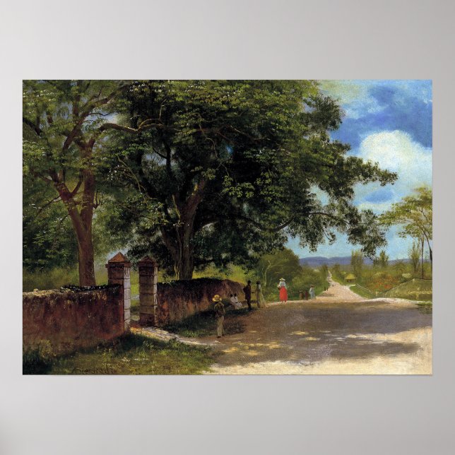 Poster Bierstadt - Rua Em Nassau (Frente)