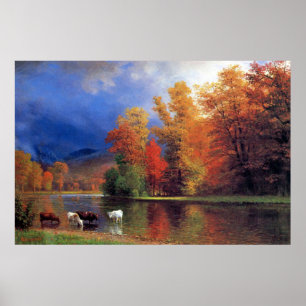 Poster Bierstadt Sobre A Pintura Do Saco