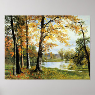 Poster Bierstadt - Um Lago Quieto,