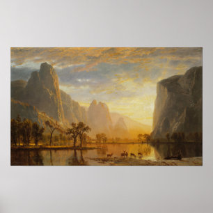 Poster Bierstadt - Vale Do Yosemite