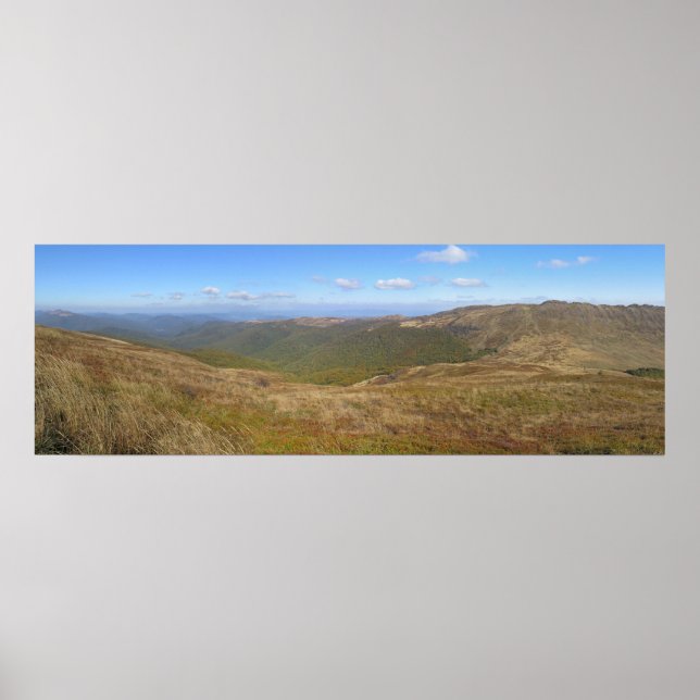 Poster Bieszczady panorama (Frente)