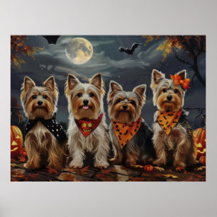 Poster Biewer Terrier Halloween Spooky