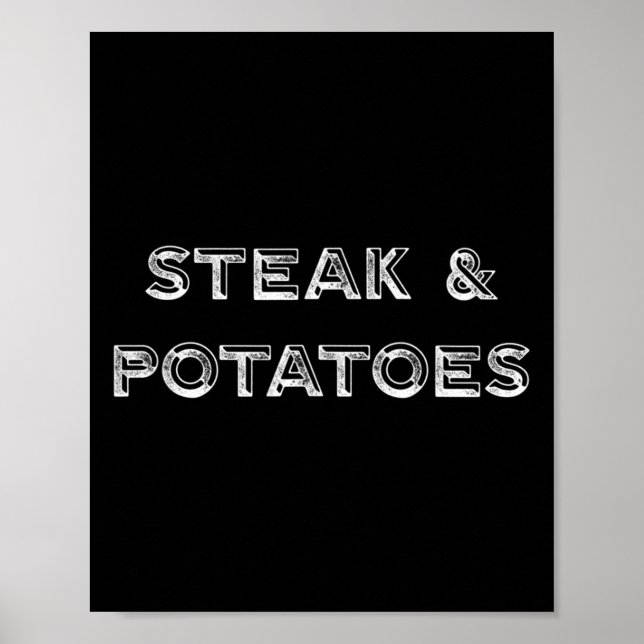 Poster Bife E Batatas Grillmaster Churrasco  (Frente)