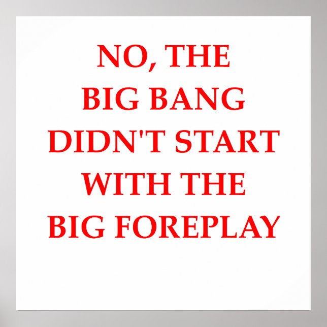 Pôster big bang (Frente)