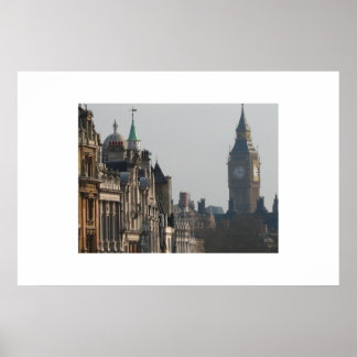 Poster Big Ben espia pelo horizonte