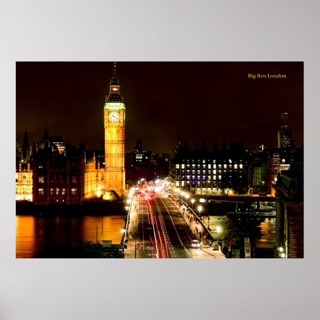 Poster Big Ben London (Frente)
