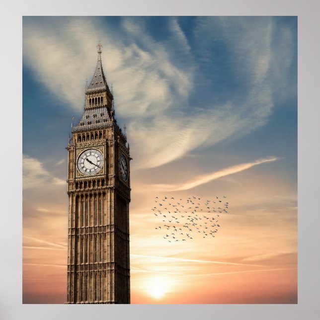 Poster Big Ben London (Frente)