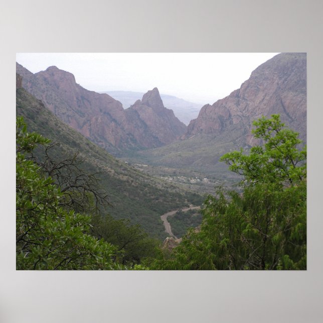 Poster Big Bend Canyon (Frente)