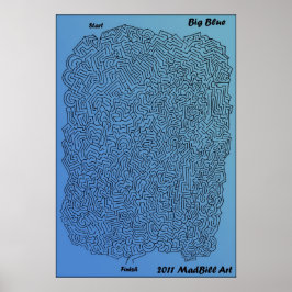 Poster Big Blue Maze