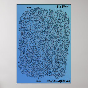 Poster Big Blue Maze