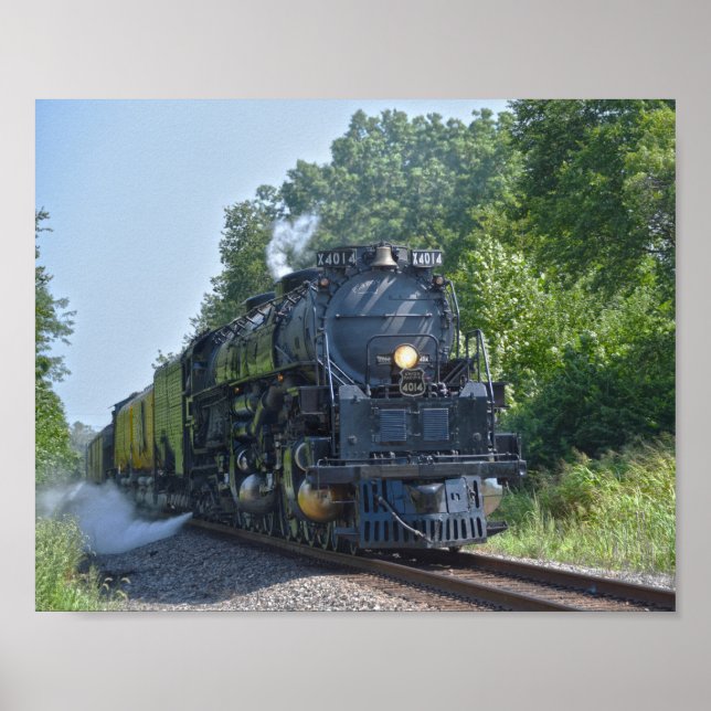Poster Big Boy No. 4014 Steam Locomotive (Frente)