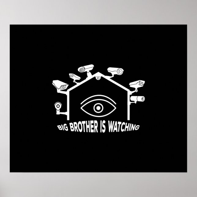 Poster Big Brother está assistindo (Frente)
