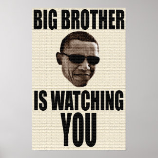 Pôster Big Brother Obama 1984