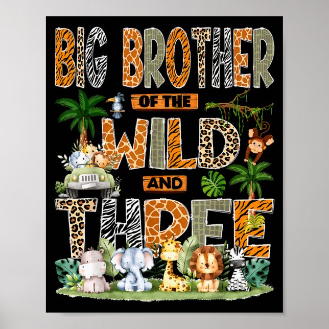 Poster Big Brother Of The Wild &amp; Three 3rd Birthday S (Frente)