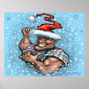 Poster Big Christmas Elf