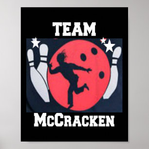 Poster Big Ern Mccracken Boliche De Pin Engraçado Rei T C