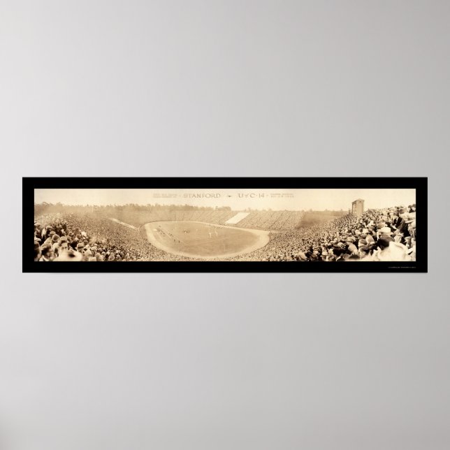 Poster Big Game Stanford Cal Photo 1925 (Frente)