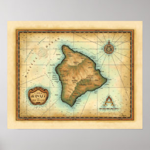 Poster Big Island of Hawaii