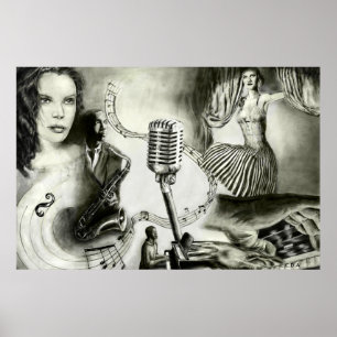 Poster Big jazz 4 36'x24'