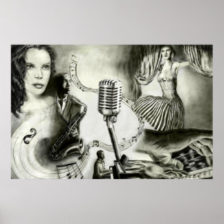 Poster Big jazz 4 36'x24'