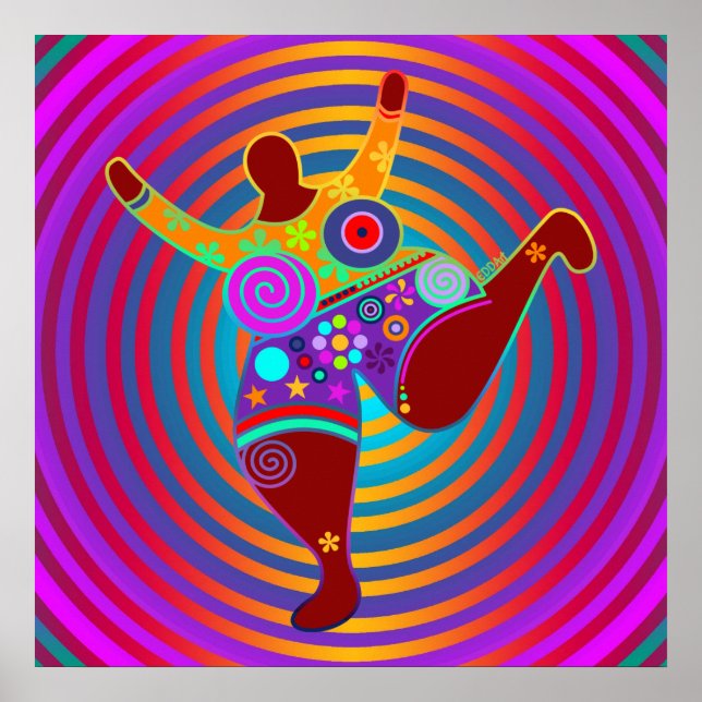 Poster BIG Mama | coloração manchada (Frente)