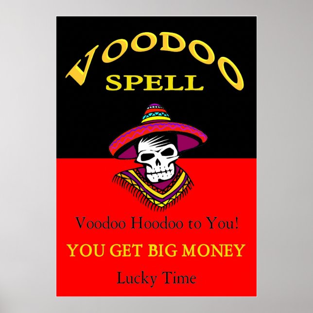 Pôster Big Money Voodoo Spell (Frente)